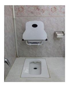 Sinco توالت فرنگی سینکو مدل تاشونده روی دیوار 