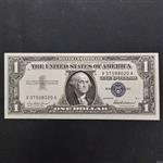 اسکناس سوپر بانکی یک دلاری مهر آبی سال 1957