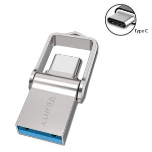 فلش مموری وریتی مدل O512 USB3.0 Type-C ظرفیت 32 گیگابایت