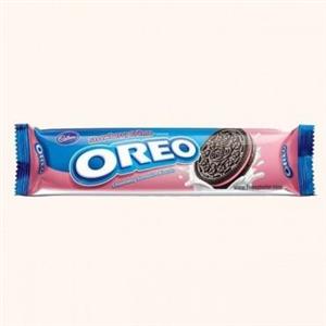 بیسکویت اورئو OREO کرمدار با طعم توت فرنگی 119 گرمی