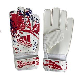 دستکش دروازه بانی بزرگسال آدیداس سفید قرمز سرمه ای