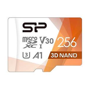 رم میکرو ۲۵۶ گیگ سیلیکون پاور Silicon Power Superior Pro A1 V30 U3 100MB/s + خشاب