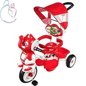 سه چرخه بیبی لند Baby Land مدل Elephent رنگ قرمز مامز نینی