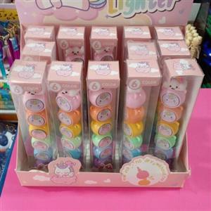 ماژیک های لایت علامت گذار  6 رنگ مدل پونی ( با باز ماندن در تا 24 ساعت خشک نمیشود ) درجه یک