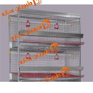 قفس مرغ و خروس تزئینی 2 طبقه طیوران سازه