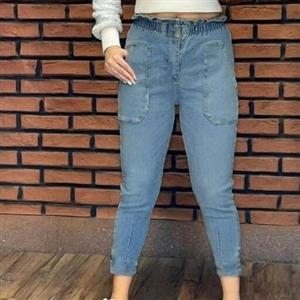 شلوار مام فیت زنانه طرح جین