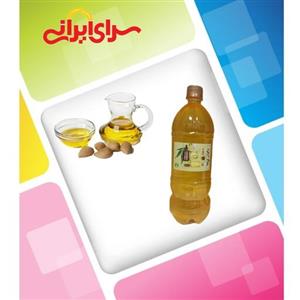روغن بادام شیرین ایرانی یک لیتری خالص و طبیعی با تضمین کیفیت.  سرای ایرانی ارسال به سراسر کشور