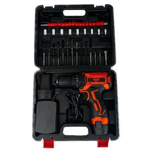 دریل شارژی 18 ولت دو باطری با لوازم باس مدل 1819