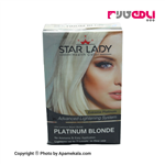 کرم پلاتینه بی رنگ کننده مو استارلیدی مدل Platinum Blonde-حجم 260 میلی لیتر