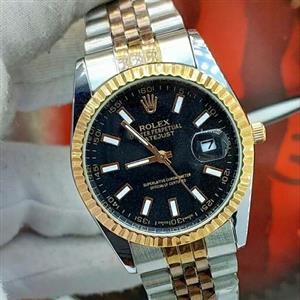 ساعت مچی مردانه رولکس دیت جاست شبنما ROLEX