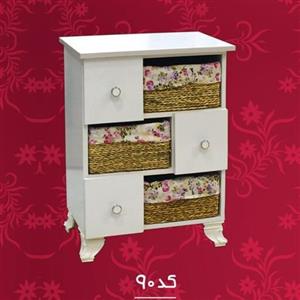 سبد سیب زمینی و پیاز چوبی