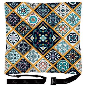 تشک صندلی مخمل رنس مدل M1-10549 سایز 38x38 سانتی متر