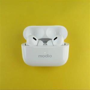 ایرپاد بلوتوثی مودیو مدل me16 رنگ سفید و 4 ساعت پخش موزیک 
