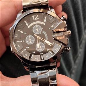 ساعت های مردانه طرح دیزل مشکی تمام DIESEL