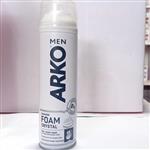 فوم اصلاح آرکو مردانه مدل کریستال - Arko Crystal  - بدون الکل - مناسب برای پوست های حساس