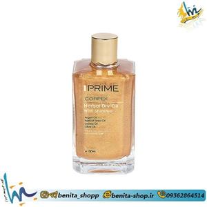 Prime روغن خشک گیاهی اکلیلی پوست و مو 100ML 