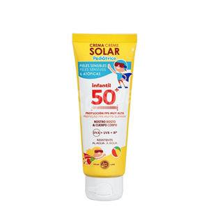 کرم ضد آفتاب کودک مرکادونا Mercadona سری Sun Med با SPF50 حجم 200 میل