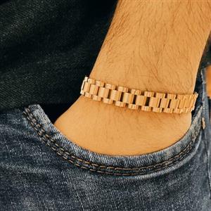 دستبند رولکس رزگلد سایز10میل