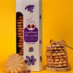 بیسکوییت زعفرانی سالم -روزی پاک