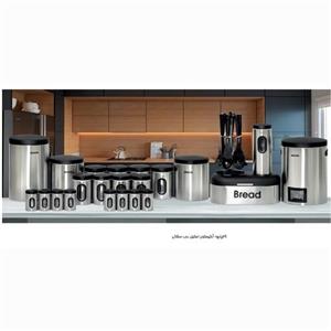 سرویس جهیزیه 29 پارچه استیل درب مشکی آرتیستون