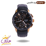 ساعت مردانه لاکسمی کرنوگراف بند چرم مشکی کد 1-8535 G