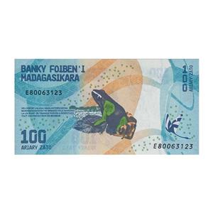 اسکناس ماداگاسکار 100 آریاری ماداگاسکار