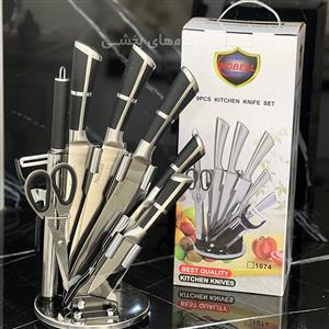 سرویس چاقو آشپزخانه 9 پارچه نوبل