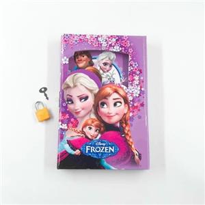 دفترچه خاطرات طرح فروزن بنفش