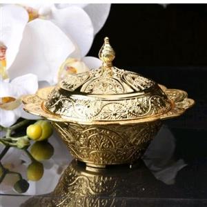 قندان لوکس زارا طرح خورشید در 3 رنگ طلایی مسی و نقره ای