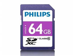 کارت حافظه microSD فیلیپس مدل FM64MD45B کلاس 10 ظرفیت 64 گیگابایت Philips FM64MD45B  Class 10 microSD - 64GB