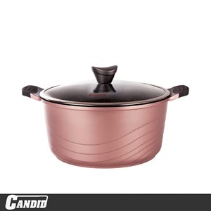 قابلمه سایز 28 برند کاندید جنس چدن 2 روگرانیت