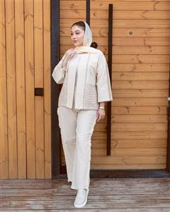 ست مانتو شلوار  شیک بهاره تابستانه