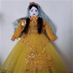 عروسک سنتی لیلی چوبی و دستسازبا دستان متحرک (رقصان )