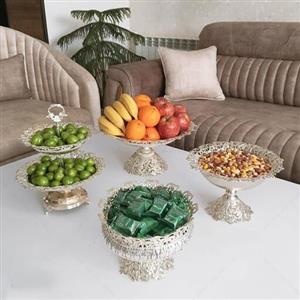 سرویس پذیرایی چهار تیکه آزالیا نقره ای