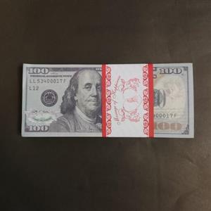 100 دلاری تقلبی بسته 2 عددی