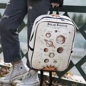 کوله پشتی  سولار سیستم جنس  مخمل کوبیده BK0065