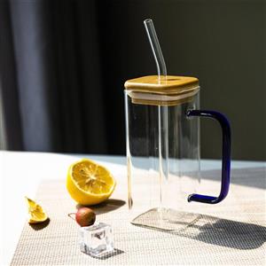 لیوان اسموتی رنگی طرح لاو