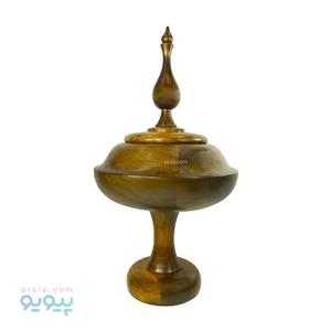 شکلات خوری پایه دار چوب گردو 