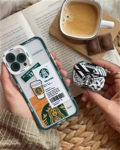 قاب آیفون اسپرسو کاپ استارباکس سبز