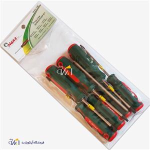 مجموعه 7 عددی پیچ گوشتی ستاره (تی) هنس مدل 06341-7TB