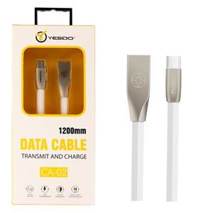 کابل سرفلزی Yesido CA-02 Type-C 1.2m YESIDO Charging Data Cable 