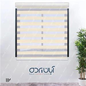 پرده زبرا پلیسه نخودی
