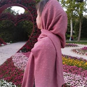 شال نخی اشکی شیک زیبا همه جا بپوش باکیفیت  ایستایی عالی
