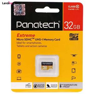 کارت حافظه MicroSD پاناتک مدل Extreme استاندارد C10 ظرفیت ۳۲ گیگابایت