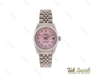 ساعت رولکس زنانه صفحه صورتی Rolex-3723-L