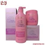 شامپو و ماسک مو نانو رزگلد SHampoo And Mask NANO Rose Gold