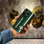 قاب استارباکس(جدید) starbucks لابن سبز و سفید آیفون C3275