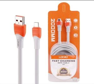 کابل تایپ سی فست شارژ Ldnio LS602