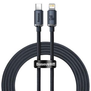 کابل تبدیل USB-C به لایتنینگ باسئوس مدل Crystal Shine Series طول 2 متر