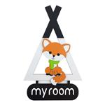 استیکر و تابلو کودک و نوزاد کازیوه مدل روباه
